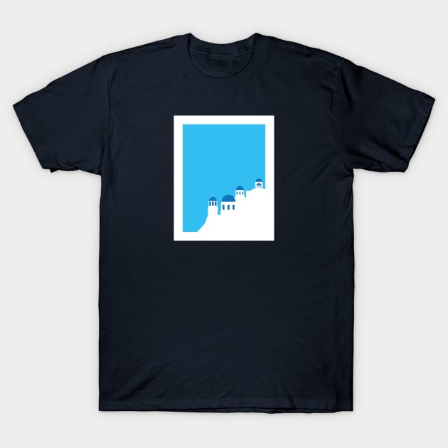 Greek Islands - Buildings T-Shirt by OneBigPixel